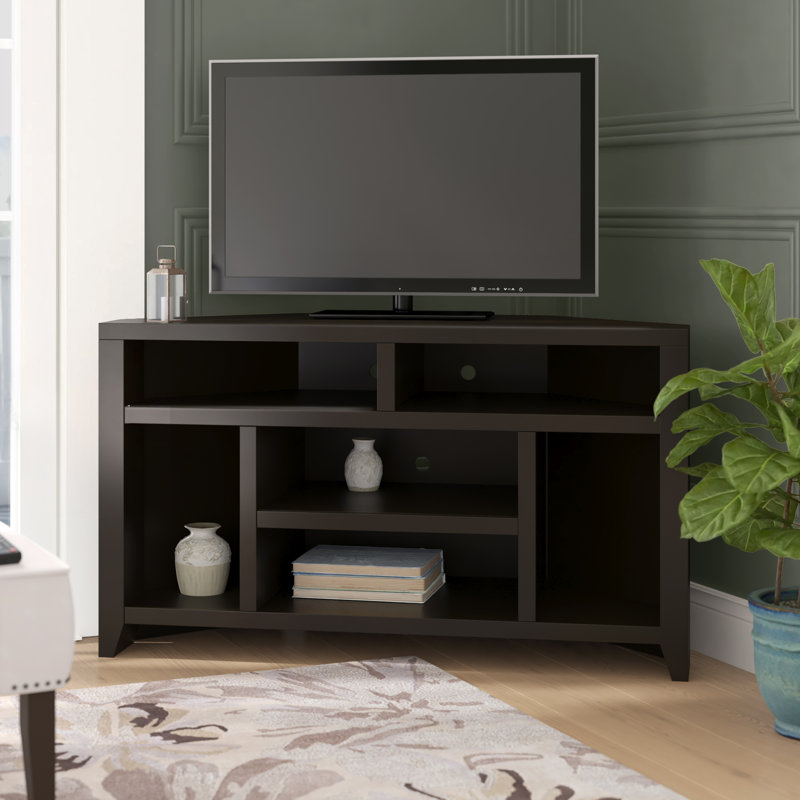 Darby Home Co Garretson Solid Wood Corner TV Stand for TVs up to 58